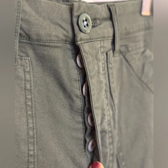 Anthropologie The Millie Low-Slung Barrel Pants by Pilcro size 28P 23” inseam - Picture 8 of 10